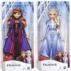 Hasbro Disney Frozen II Anna and Elsa dolls new in sealed boxes
